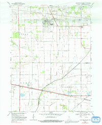 Kingsford Heights 1969 topographic map thumbnail