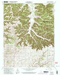 Kossuth 1963 topographic map thumbnail