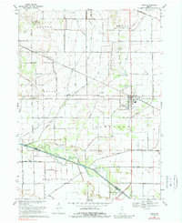 Kouts 1969 topographic map thumbnail