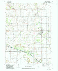 Kouts 1992 topographic map thumbnail