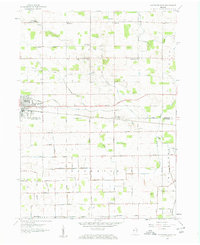 Nappanee East 1958 topographic map thumbnail