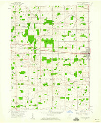 Nappanee West 1958 topographic map thumbnail