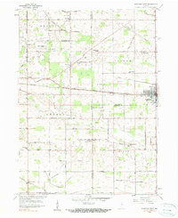 Nappanee West 1958 topographic map thumbnail