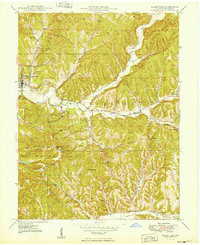 Nashville 1949 topographic map thumbnail