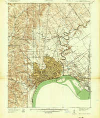 New Albany 1939 topographic map thumbnail