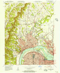 New Albany 1955 topographic map thumbnail