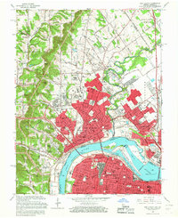 New Albany 1965 topographic map thumbnail