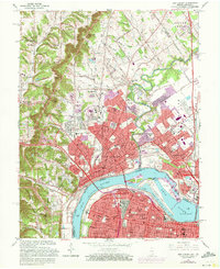 New Albany 1965 topographic map thumbnail