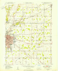 New Castle East 1950 topographic map thumbnail