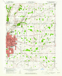 New Castle East 1960 topographic map thumbnail