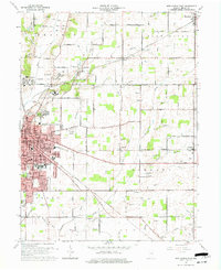 New Castle East 1960 topographic map thumbnail