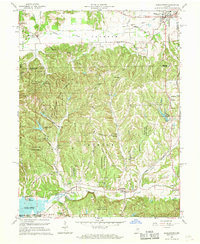 Morgantown 1961 topographic map thumbnail