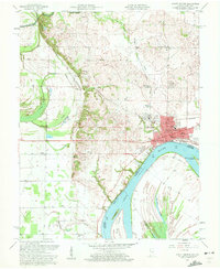 Mount Vernon 1957 topographic map thumbnail