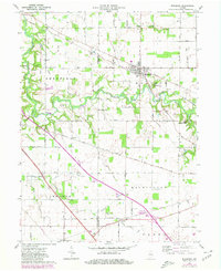 Mulberry 1961 topographic map thumbnail