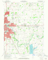 Muncie East 1969 topographic map thumbnail