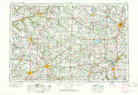 Muncie 1953 topographic map thumbnail