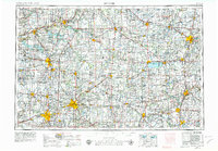Muncie 1953 topographic map thumbnail