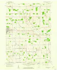 Nappanee East 1958 topographic map thumbnail