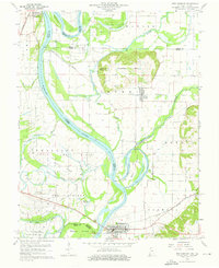 New Harmony 1959 topographic map thumbnail