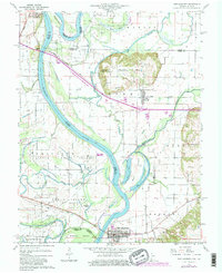 New Harmony 1959 topographic map thumbnail