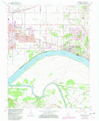 Newburgh 1964 topographic map thumbnail