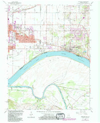 Newburgh 1964 topographic map thumbnail