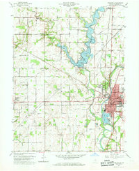 Noblesville 1960 topographic map thumbnail