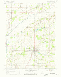 North Liberty 1958 topographic map thumbnail