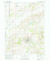 North Liberty 1974 topographic map thumbnail