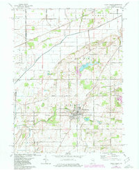 North Liberty 1974 topographic map thumbnail