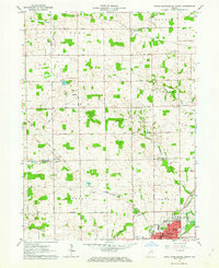 North Manchester North 1962 topographic map thumbnail