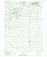 North Manchester South 1961 topographic map thumbnail