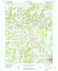 North Vernon 1957 topographic map thumbnail