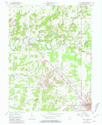 North Vernon 1957 topographic map thumbnail