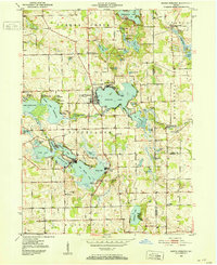 North Webster 1950 topographic map thumbnail