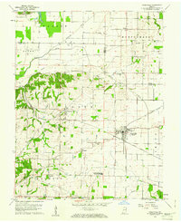 Poseyville 1959 topographic map thumbnail