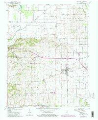 Poseyville 1959 topographic map thumbnail