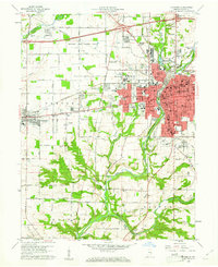 Richmond 1960 topographic map thumbnail