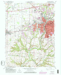Richmond 1960 topographic map thumbnail