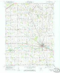 Ridgeville 1960 topographic map thumbnail