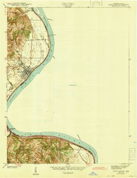 Rising Sun 1943 topographic map thumbnail