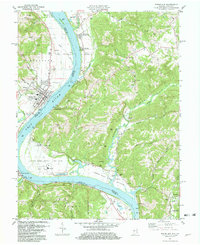 Rising Sun 1981 topographic map thumbnail