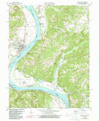 Rising Sun 1981 topographic map thumbnail