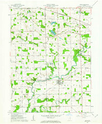 Roann 1961 topographic map preview
