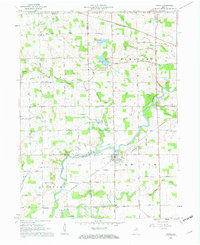 Roann 1961 topographic map preview