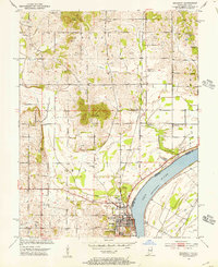 Rockport 1952 topographic map thumbnail