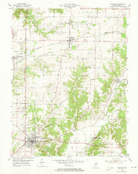 Rockville 1955 topographic map thumbnail