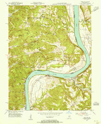Rome 1953 topographic map thumbnail