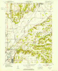 Rosedale 1950 topographic map thumbnail