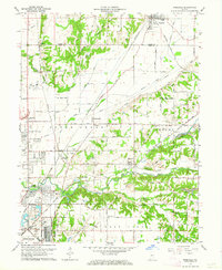 Rosedale 1962 topographic map thumbnail